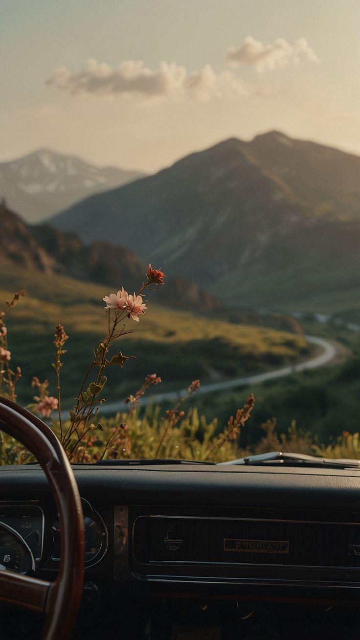 Sunset Embrace: Warmth in Petal Shades